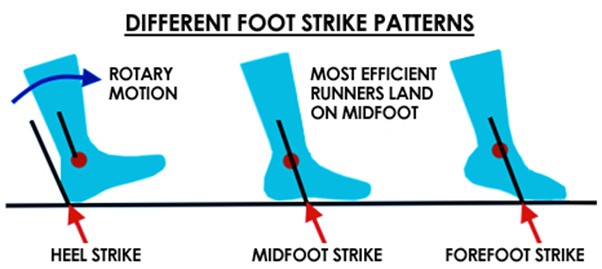 INITIAL CONTACT, MID STANCE AND TOE OFF