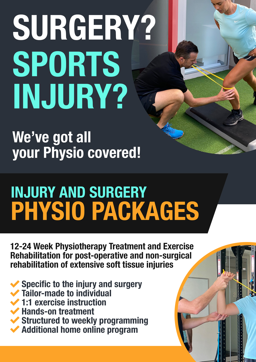 Physio Package Flyer - Front